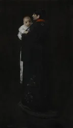 Matka i dziecko (pierwszy portret) 1888